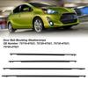 4 Pcs Car Door Belt Moulding Weatherstrips Outside Window Seal Belt 75710-47021 for Toyota Prius 2010 to 2015 75730-47021