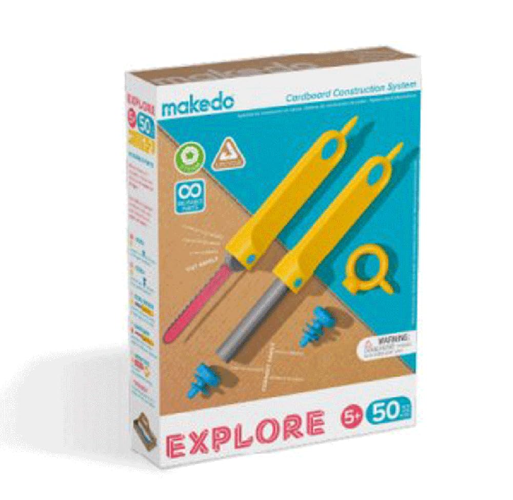 Makedo Explore Cardboard Exploration Set (Beginner)