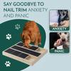 2025 Dog Nail Scratch Board Wood Claw Grooming Pad Dog Puzzle Toy Interactive Pet Dogs Nail Grinders Relaxing Toy For Indoor Pet
