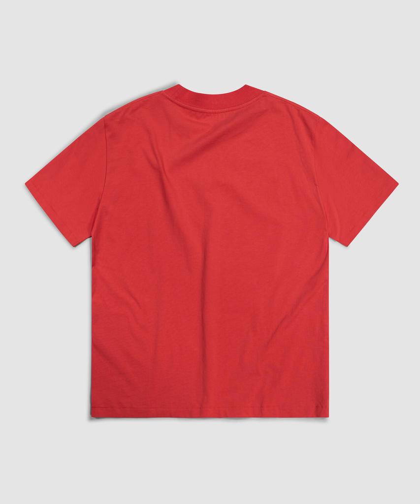 Keulaeki [Unisex] Basic Logo Tee_Red [Kr265Put404]