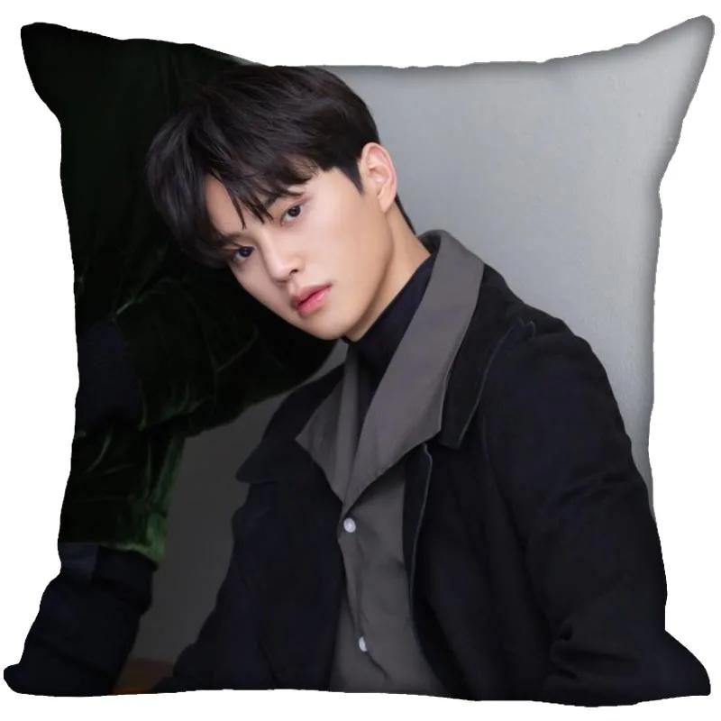 Song Kang Pillowcase Bedroom Home Decorative Gift Pillow Cover Square Zipper Pillow Cases Satin Soft Fabric 0209