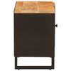 TV Cabinet with Shelf Brown 80 X 33 X 46 Cm Solid Mango Wood
