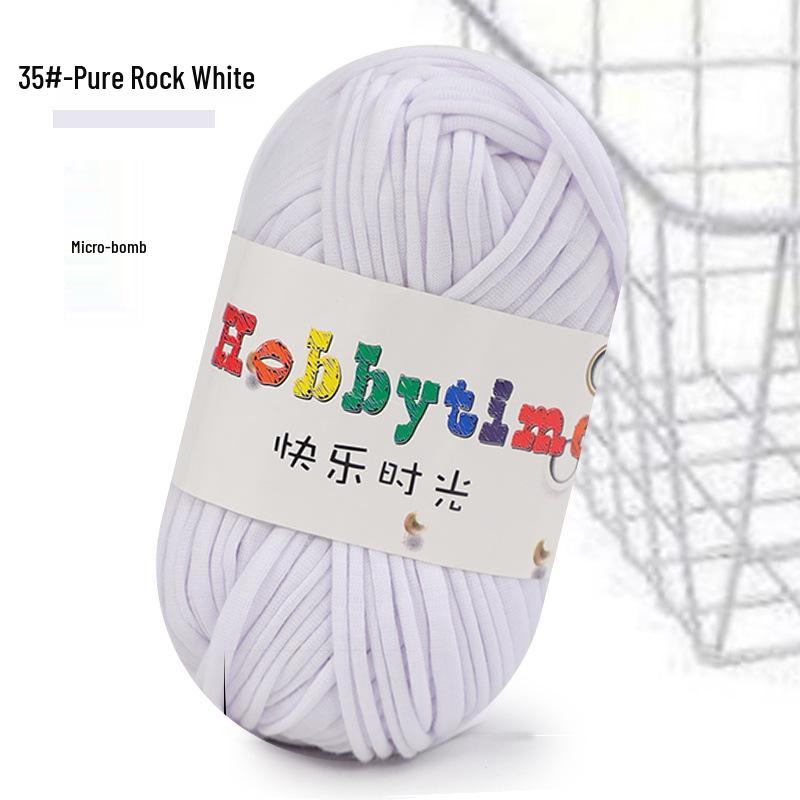 Cloth Strip Yarn DIY Crochet Kit: Handmade Bag, Knitting Material for Cushions, Carpets, and Dolls