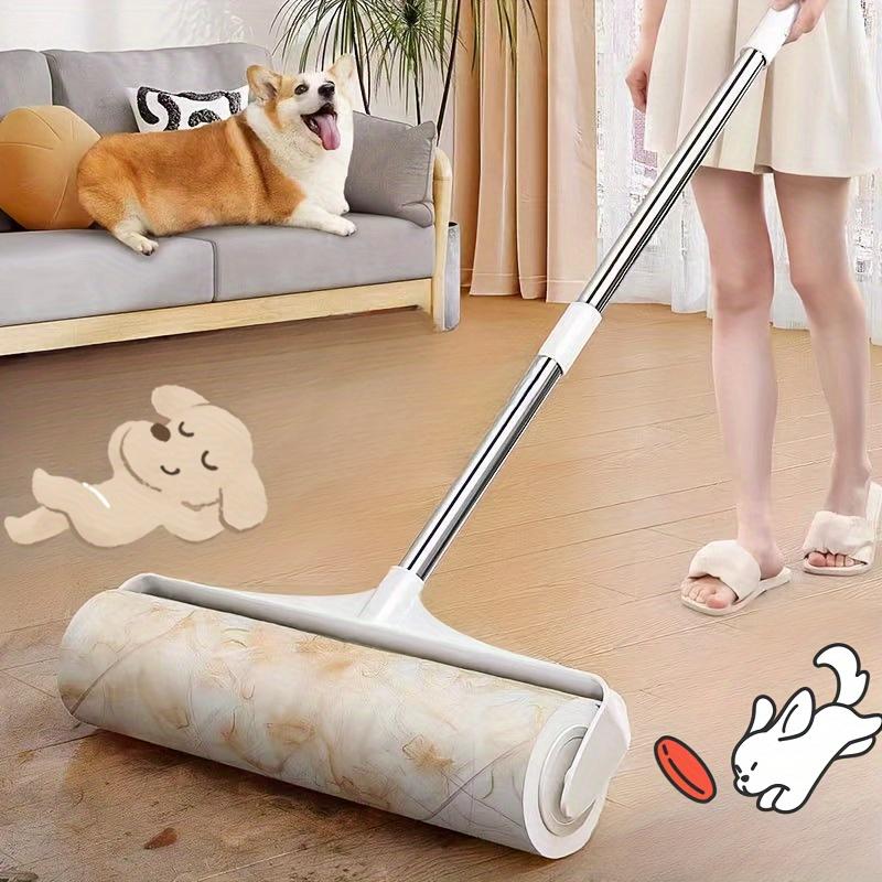 Retractable Hair Brush for Clothing, Household Floor Cleaning Tool for Cat Hair, Pet Hair Removal Roller, Sofa Carpet Dust Roller, Cleaning Tool