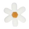 Embroidered Daisy Floral Cushion Cover, Pastoral Style, Removable & Washable for Homestay or Bay Window Decor.