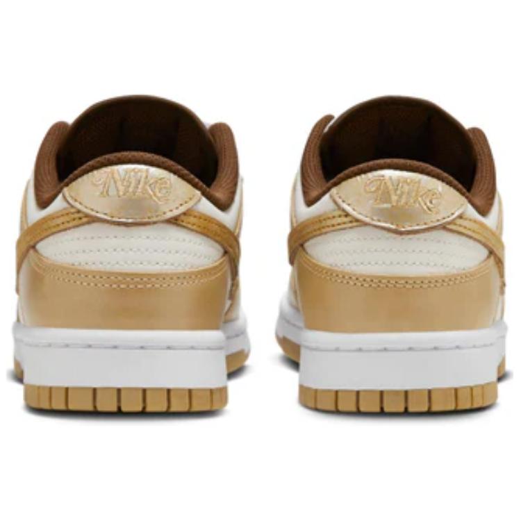 Nike  Dunk Low LX Be The One Women Sneakers Gold Phantom Metallic-Gold HM3695-071