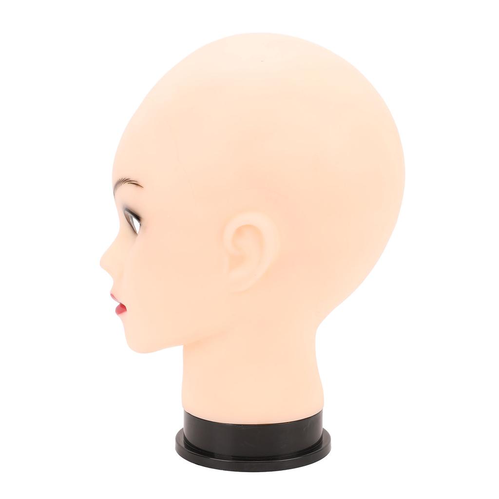 Weibliche Glatze Mannequin Kopf PVC für Perücken Ausbildung Herstellung Hut Brillen Display Professionelle Cosmetol
