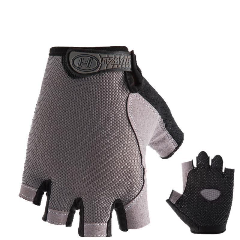 Half Finger Cycling Gloves for Men and Women Anti Slip Shock Absorbing Breathable Summer Bicycle Fingerless Sports Gym Training