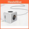 Cube Allocacoc Power Original Power Socket 4 Outlets 2 Usb Ports Adapter Plug Eu