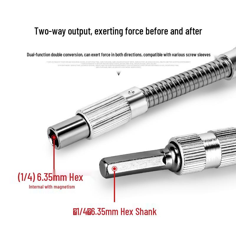 Universal Flexible Socket Extension Rod Screwdriver Adapter