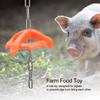 Plastic High Strength Hanging Chain Veterinary Food Appeal Farm Animals Piglet Chew Bite Toy