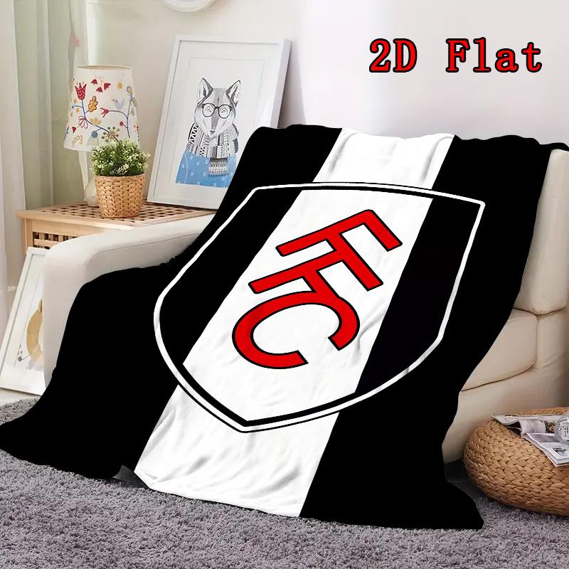 Fulham Pattern Flannel Blanket High quality All Seasons Warmth and Comfort Perfect for Christmas Gifts.