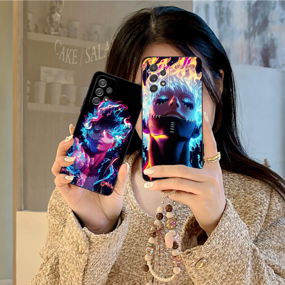 MHA Dabi Mobile Phone Case for Samsung Galaxy A56 55 54 53 52 51 36 35 34 23 16 15 5G Colorful Cover Cellphones Luxury Cover