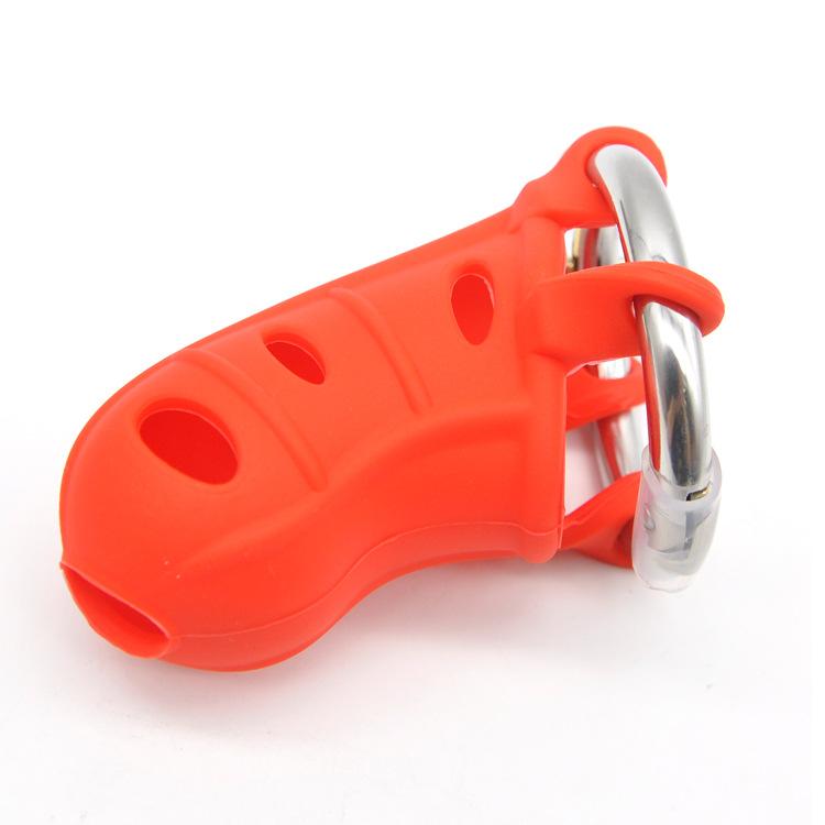 Yamamoto Super Soft Silicone 3 Gear Adjustable Male Chastity Lock & Key Cuckold Cock Cage Penis Ring Bondage BDSM Sex Toys