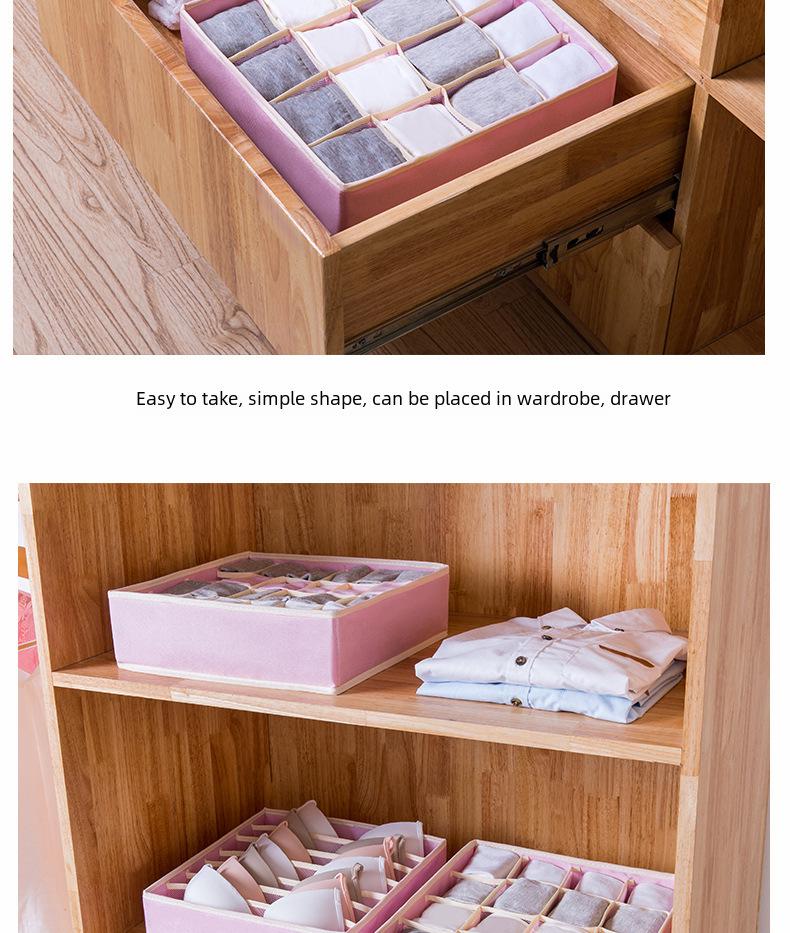 High-Elastic Foldable Mesh Underwear & Socks Organizer