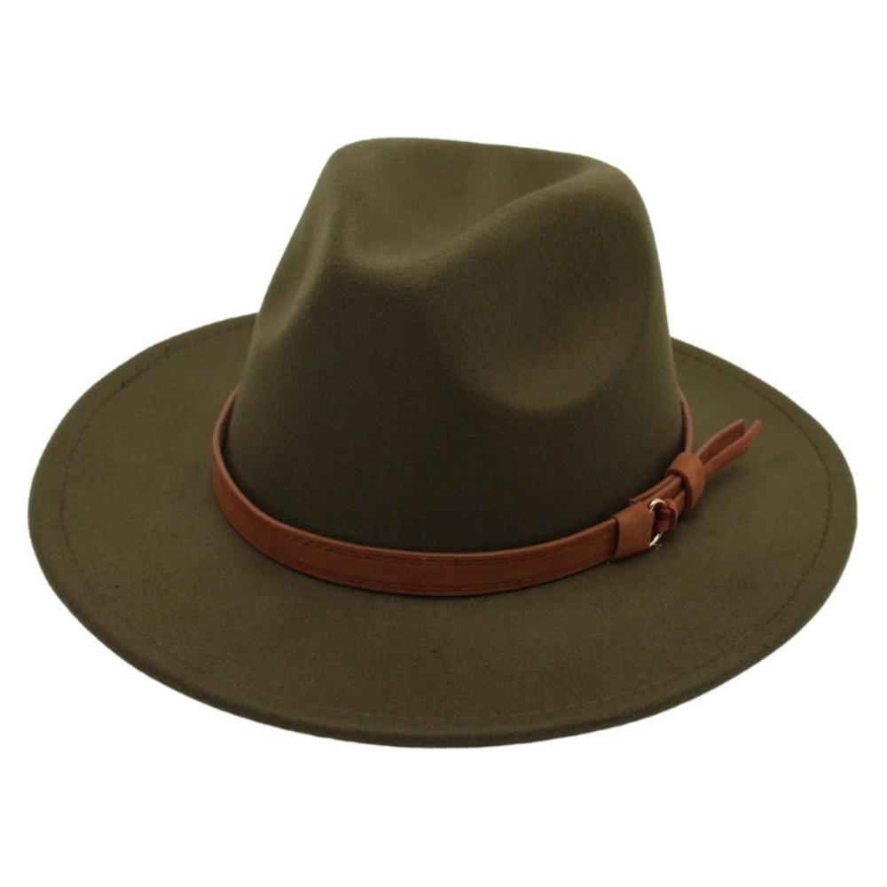 

Tibetan Style Western Cowboy Hat Artificial Suede Roll Brim Cowgirl Cap Felt Cap Outdoor Riding темно-зеленого