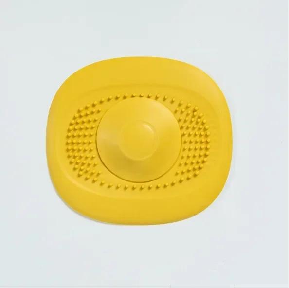 Silicone Bathroom Drain Hair Catcher Irregular Pattern Bath Stopper Plug Sink Strainer Filter Kitchen Bathtub Accessories