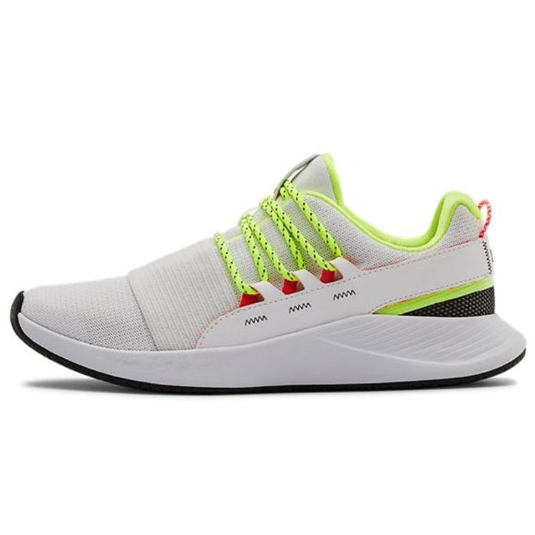 (WMNS) Under Armour Charged Breathe Lace Running Shoes White/Green Women s 3022584-103 EU 36.5