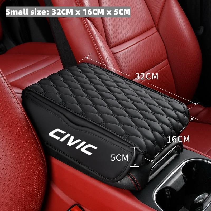 

for Honda civic 8th 10th gen 2017 2018 2019 2016 Stitched PU Leather Car Armrest Mat Center Console Arm Rest Protection Cushion
