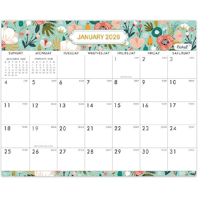 2026 Magnetic Calendar - 2026 Calendar from Jan.2026 - Dec.2026, Magnetic Calendars for Fridge, 8  × 10 , Tear-off Pad, Perfect Magnetic Calendars ‎Green