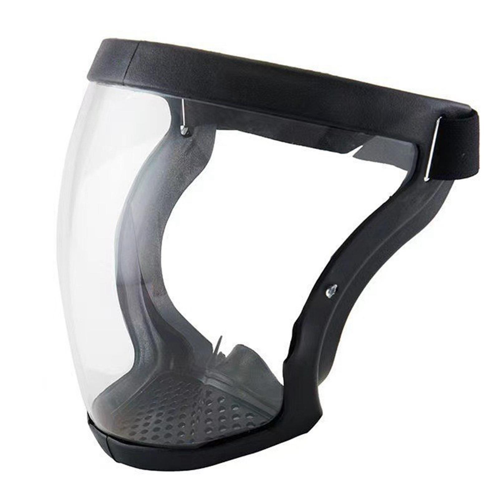 

Protective Face Cover Anti Fog Splashing Large Space Lightweight Comfortable Transparent Full Face Safety Cover