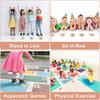 48PCS Boho Rainbow Numbers Stickers Classroom Decorations Colorful Mini Dots Number Spot Markers Stickers Boho Classroom Labels Accents Cutouts for
