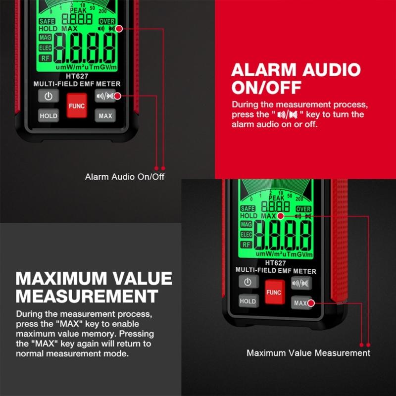 Portable Nuclear Radiation Detector for Accurate Measurement and Safety Monitoring in Various Environment