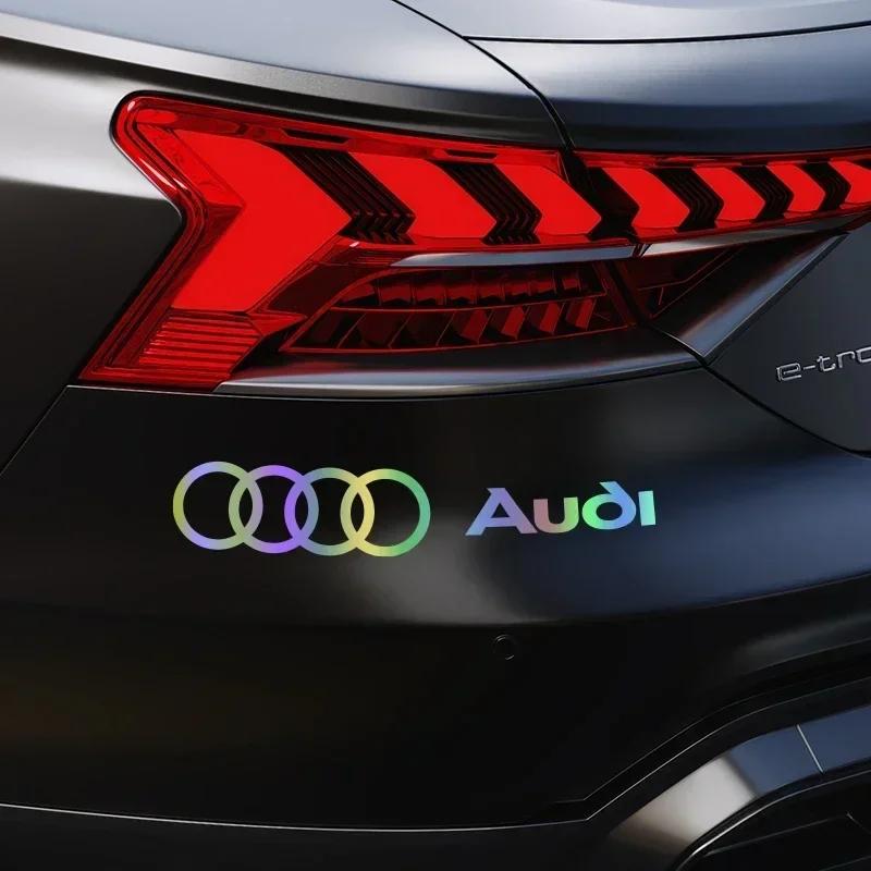 2pcs Car Sticker Both Side Body Auto Vinyl Film Stylish Personalized Decals For For AUDI A3 A4 A5 A6 Q7 RS3 RS4 Car Accessories