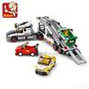 Non-Toxic 638Pcs Sluban 0339 Transport Vehicle Bus Building Blocks Set Technic City Bricks Children Diy Educational Toys Birthdays Gifts