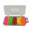 100PCS PVC Soft Corn Kernel 5 Vibrant Colors Floating Baits Vibrant Hinged Lures  Outdoor Fishing