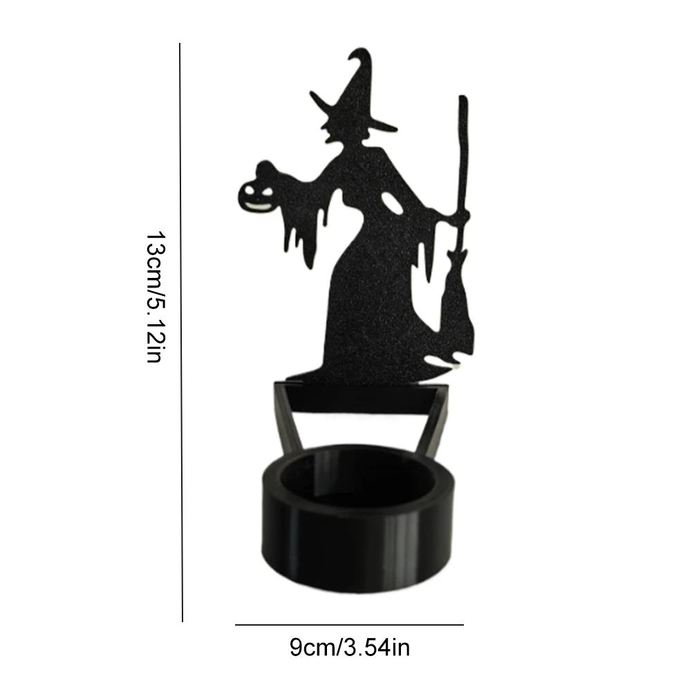 Funny Candle Holder Table Decoration Innovative Halloween Projection Candle Stand For Bedroom Home Decor Shaow-Candle Ornament