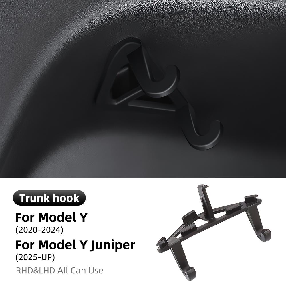 

Rear Trunk Hook Bag For Tesla Model Y Juniper Launch 2025-2025 2025 2025 2025 2020 MY Organizer Hanger Holder Trim Accessories