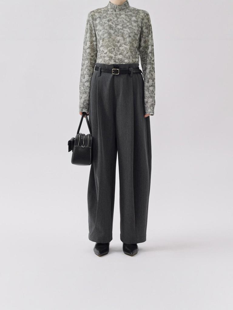 2026 Spring Women's High-Waisted Wide-Leg Casual Pants - Korean Style, Slimming, Versatile, Skin-Friendly