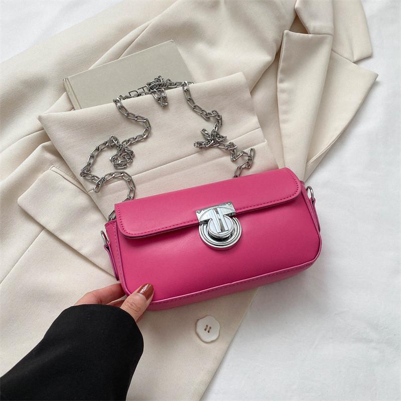 Trendy Street Style Fashionable Pu Leather Crossbody Bag 2023 Summer Small Square Bag