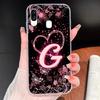 Case For Samsung Galaxy A40 A41 A50 A50S Name Letter Soft TPU Clear Silicone Cover For Samsung A 40 A 50 Lightweight Phone Funda