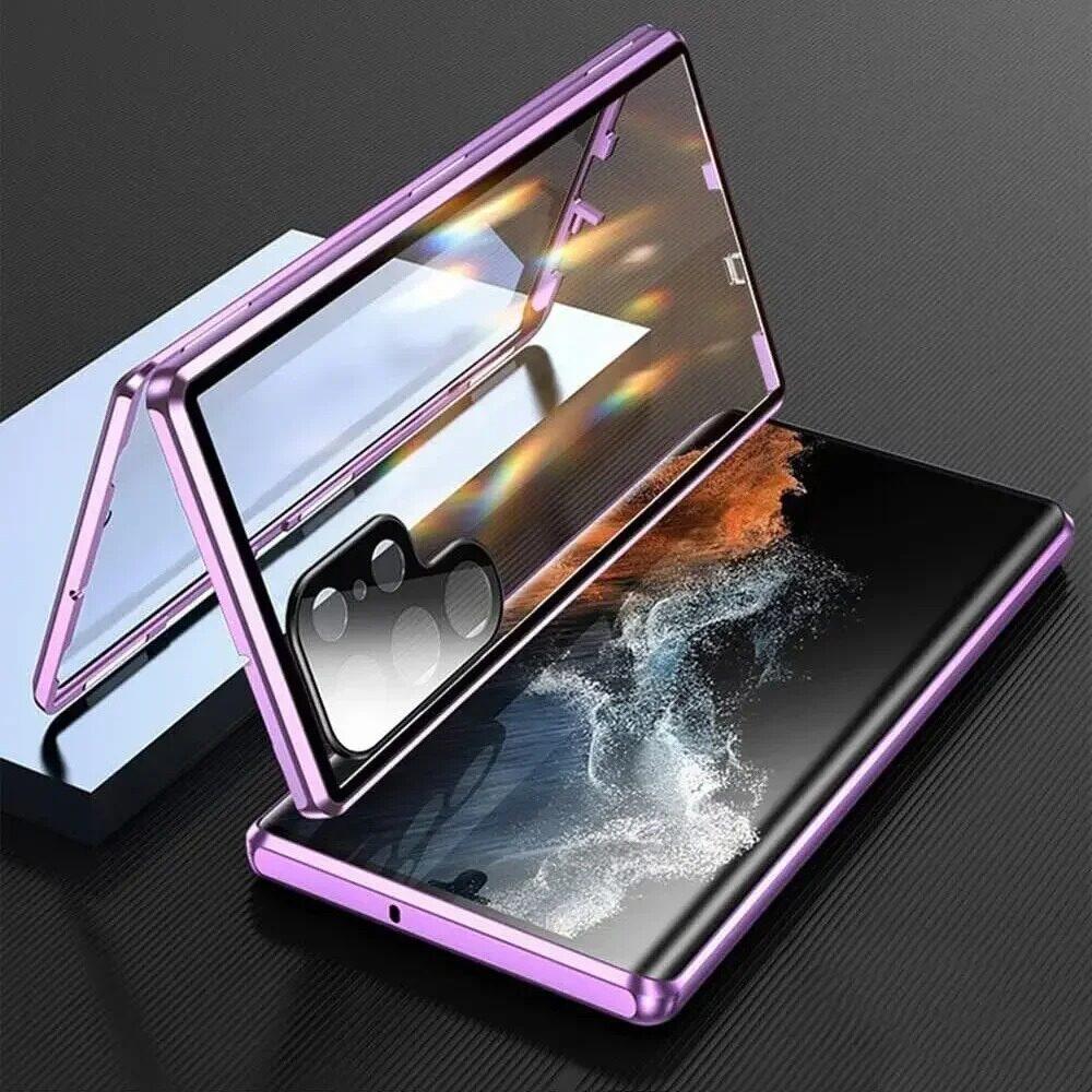 Magnetic Case for Huawei Nova13 Nova14 Pro Ultra with Metal Frame Phone Bumpers Double Sided Tempered-Glass Full Lens Protection Cover