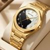 Men's Wristwatch Arabic Numeral Dial Shell Surface Fashion Men Watch