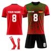 Personalised Shirts Kit Mens Girls With Name Number Custom Football Jerseys For Boys Training Suit