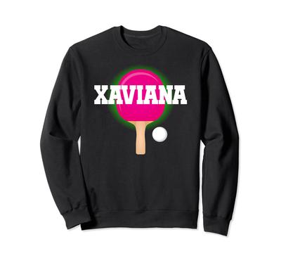 Xaviana Name for Table Ping Pong Trainer Girls, Tennis, Game, Racket, Sports,