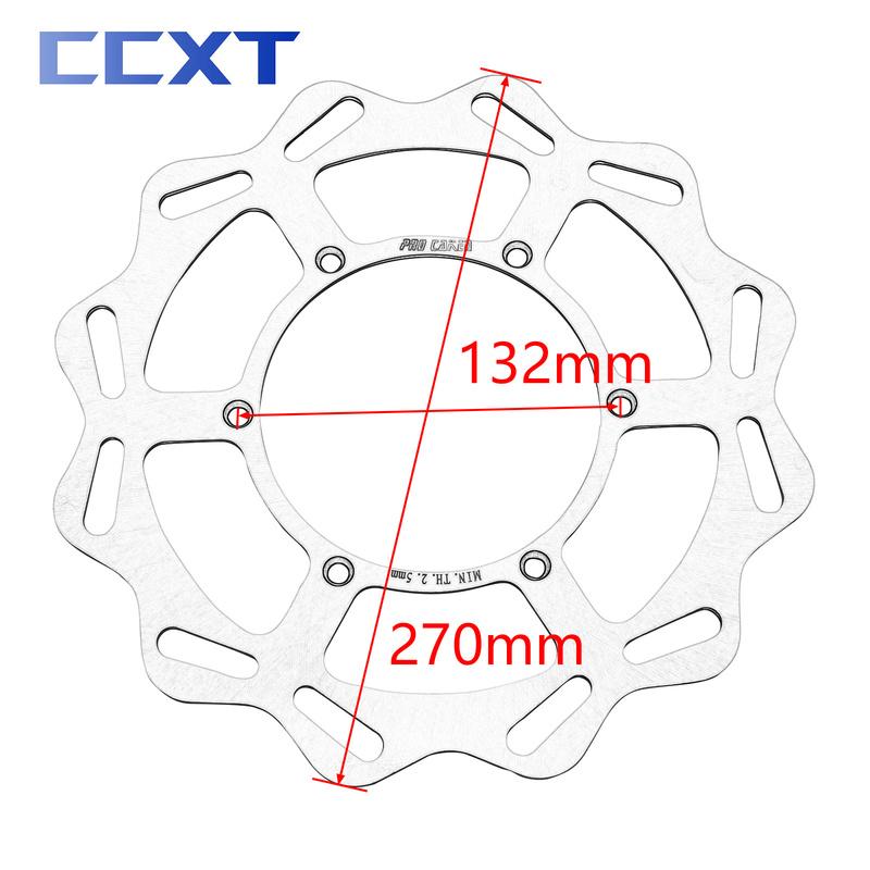 Motorcycle 270mm 245mm Front Rear Brake Disc Rotor For Yamaha YZ250F YZ450F WR250F WR450F 2001-2021 YZ125X YZ 400F 426F 250X