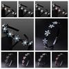 Sweet Women Pearl Hair Hoop Snowflake Star Hairband Fashion Hair Bands with Clips  Daily