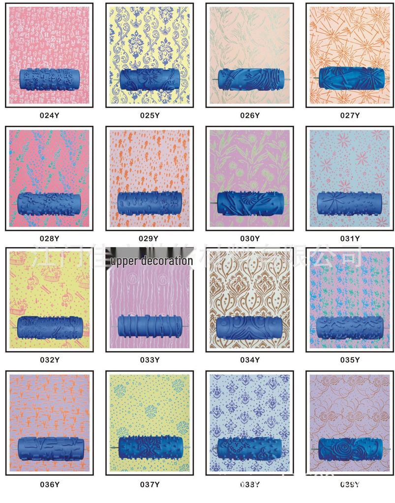 5-Inch Liquid Wallpaper Pattern Roller - DIY Stippling & Wall Painting Tool