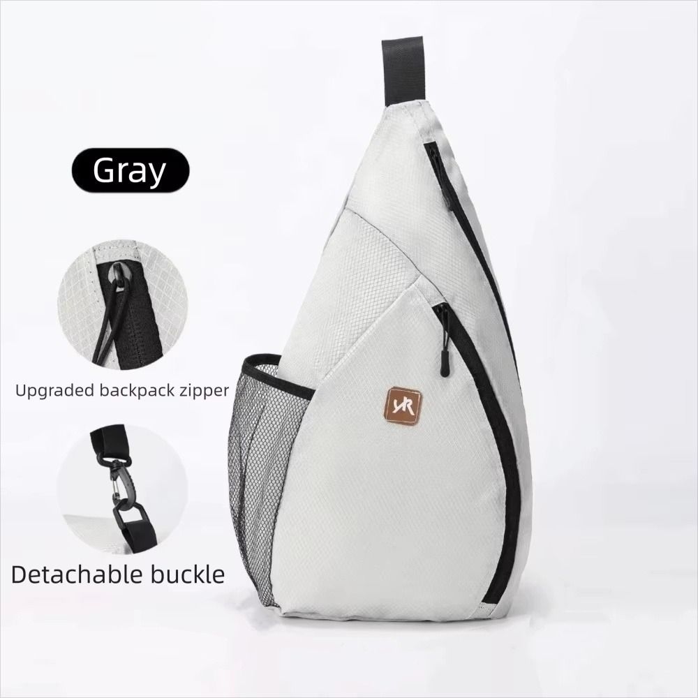 Side Pocket Badminton Racket Bag Large Capacity Tennis Should Bag Sports Sling Bag Outdoor Sport