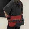 Stylish Canvas Messenger Bag Unisex Trendy Crossbody For Daily Use With Soft Polyester Material And Cozy Medium Size