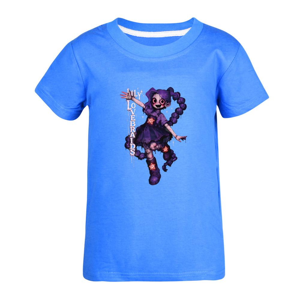 5583 T-shirt in Cotone a Maniche Corte Lily Lovebraids per Bambine e Ragazze