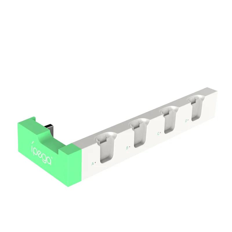 Convenient Controller Charging Dock Compatible with Switch Accessories and OLED Model Joycons 4 Charging N.S Joy-Pay Slots