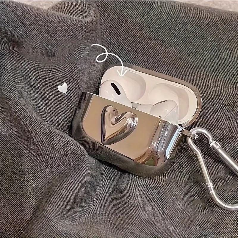 Ins Electroplating Three-dimensional Love Is Suitable for AirPods1/1st Generation Protective Case Apple Pro/1 Wireless Bluetooth Headset Cover