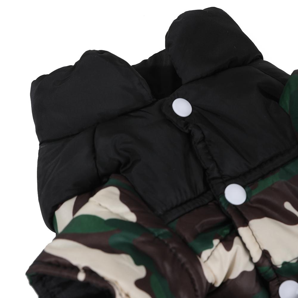 Waterproof Dogs Clothes Windproof Pet Coat For Small Medium Dogs Winter Warm Fleece Dog Jacket Puppy Chihuahua Camouflage Outfit