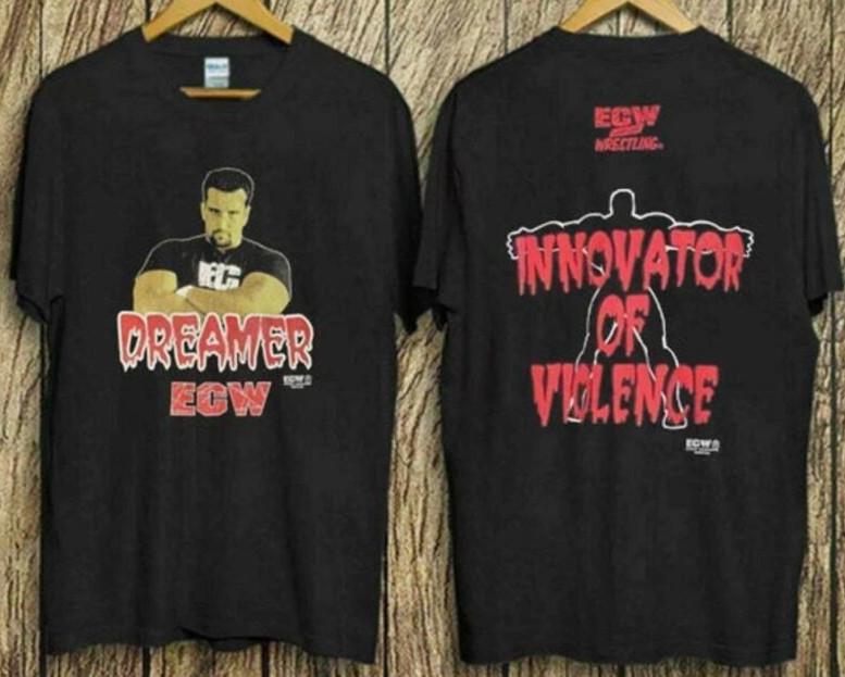 vintage ecw tommy dreamer 2 sided T-Shirt Unisex T-Shirt XXXL