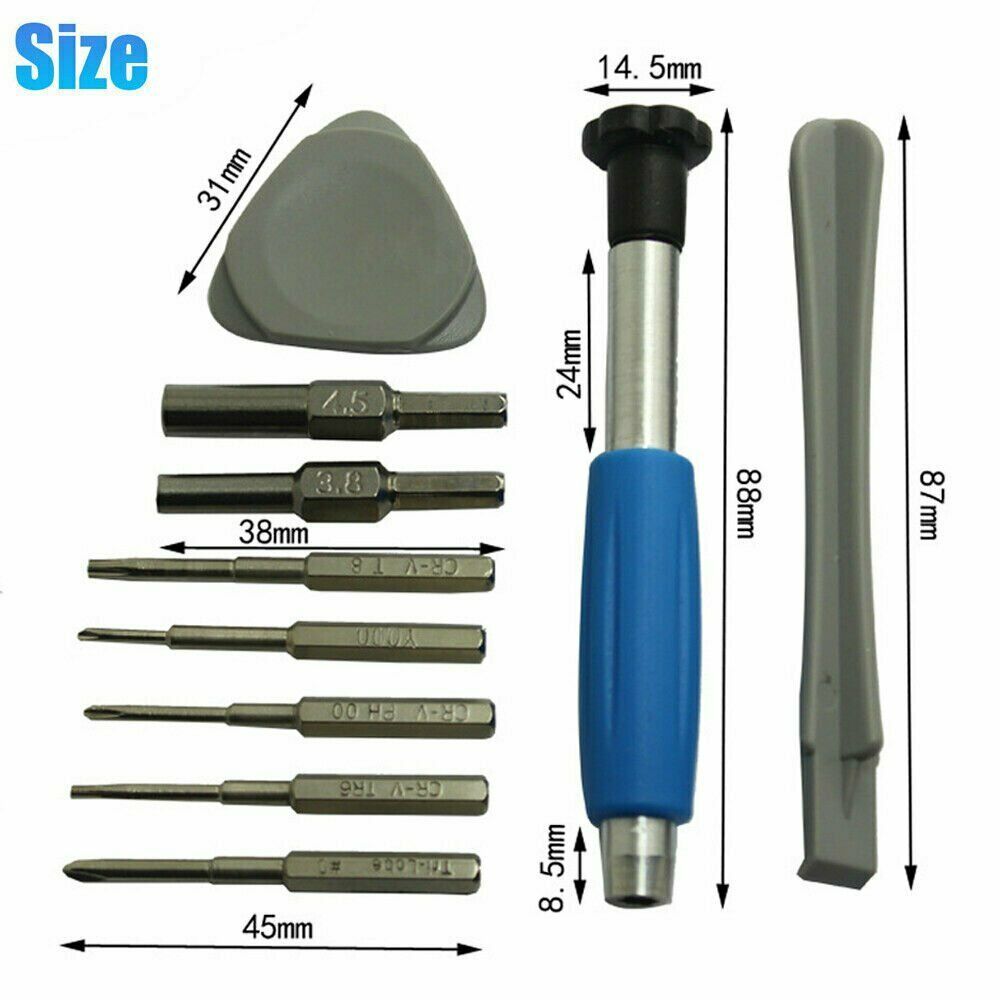 For Nintendo Switch SNES N64 NES Wii Triwing Screwdriver Repair Tool Kit 10 in 1